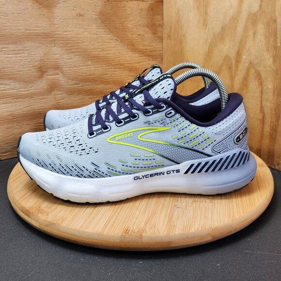 Brooks Glycerin GTS 20 Womens Blue Running Shoes Sneakers Size 9 - Picture 4 of 9